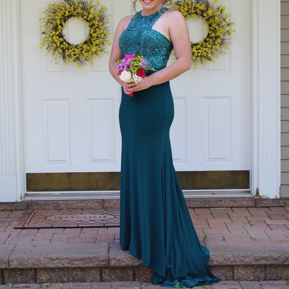 Beautiful Sherri Hill dress. Worn once with great care!